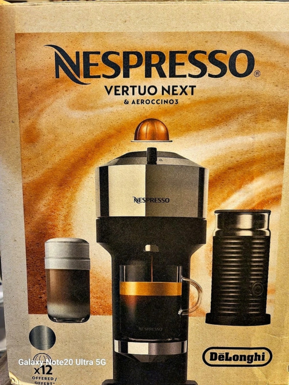 Nespresso Vertuo Next Coffee Machine Black Gray NWT